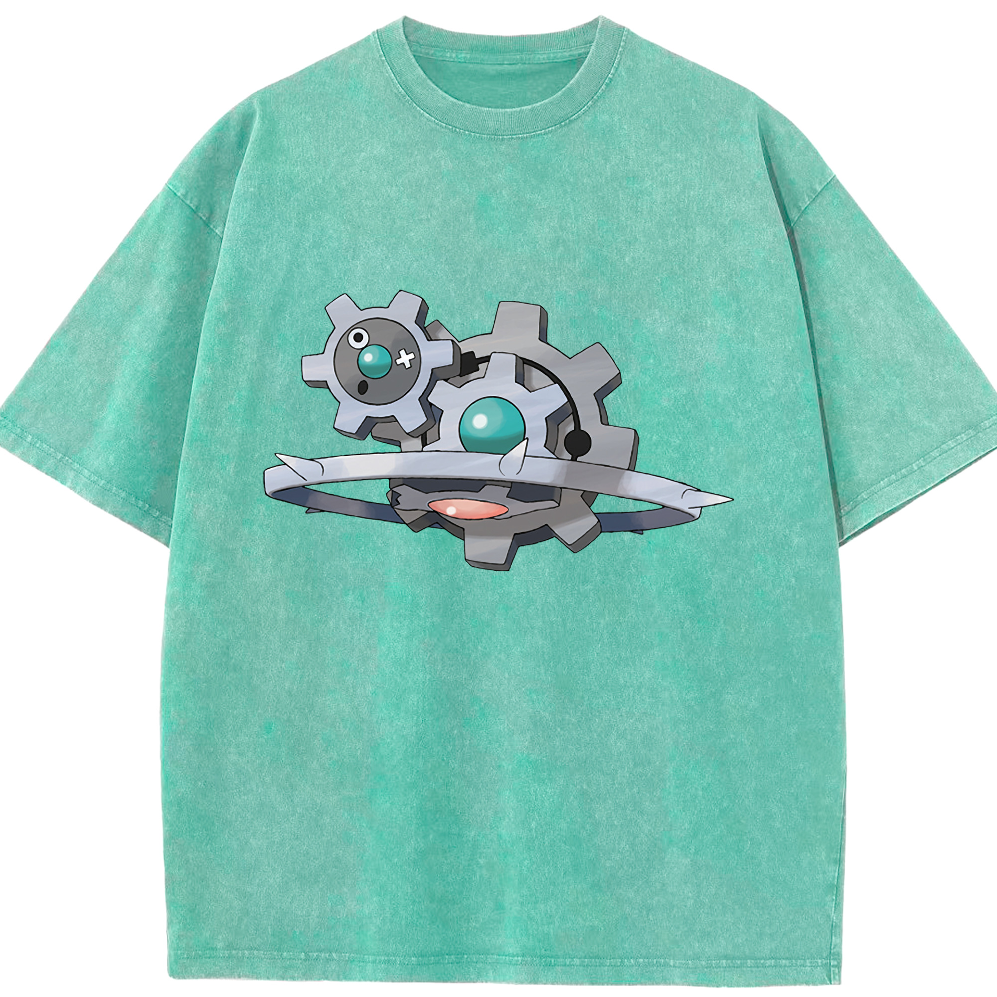 （画像用） ポケットモンスター Pokémon 綿100% ヴィンテージ風 半袖Tシャツ（フロントプリント）